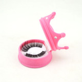 3D Crown eyelash  Lashes packages boxes can add logo one pair a box