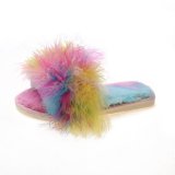 LY9936 Slipper Fur Slippers Slides Fake Fur Faux Fur