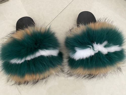 Fox Fur Slides