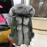 Fashion Fur Parker Coat Coats