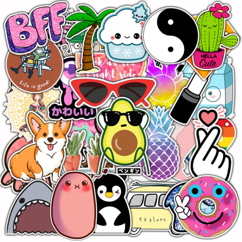 AZ070 Fashion Anime Stickers