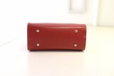 new solid color handbag women's handbag  pu big bag