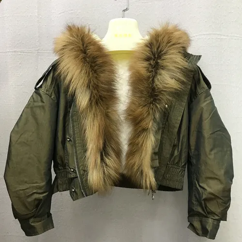 PKF0021 High Quality Winter Fur Parka