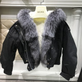 PKF0021 High Quality Winter Fur Parka