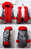 Fashion Real Fur Parkas Parka Jackets Coats