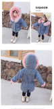8024 Fashion Children Parkas Parka Jackets Coats