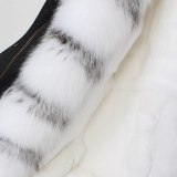 Fur Coat Real White Fox Jackets Natural Silver Fox Coat