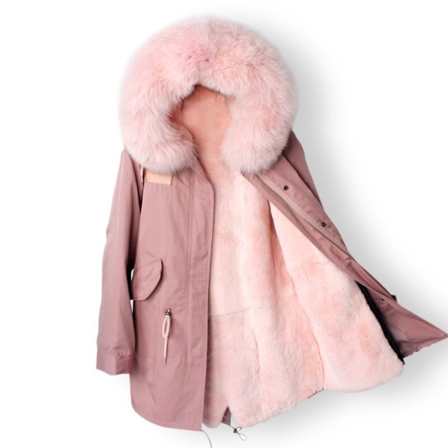 2020 New Long Parka Winter Jacket Women Warm Fur Outerwear