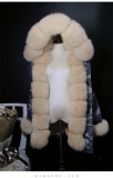 Fashion Real Fur Parkas Parka Jackets Coats