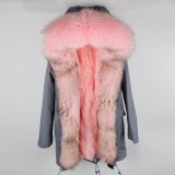 Real Fur Parka Women Winter Jacket Real Fur Coats