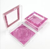 Diamond False Eyelash Packaging Box Fake 10mm-25mm 3D Mink Eyelashes Boxes