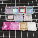 Diamond False Eyelash Packaging Box Fake 10mm-25mm 3D Mink Eyelashes Boxes