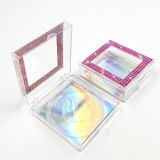 Diamond False Eyelash Packaging Box Fake 10mm-25mm 3D Mink Eyelashes Boxes