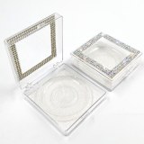 Diamond False Eyelash Packaging Box Fake 10mm-25mm 3D Mink Eyelashes Boxes