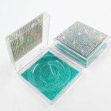 Diamond False Eyelash Packaging Box Fake 10mm-25mm 3D Mink Eyelashes Boxes