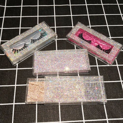 Diamond Empty Eyelash Case Eyelash Packaging Boxs