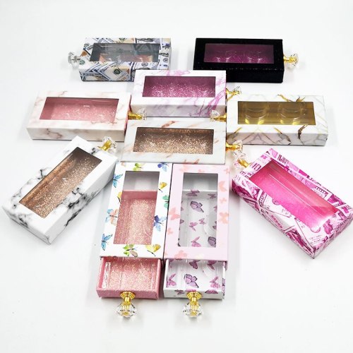 NEW 10mm-25mm Fake 3D Mink Eyelashes Packaging Box Boxes