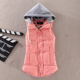 Plus Size 6XL Autumn Woman Winter Warm Down Vests