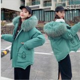 XY-813 Women Coat Winter Faux Fur Coats Parkas