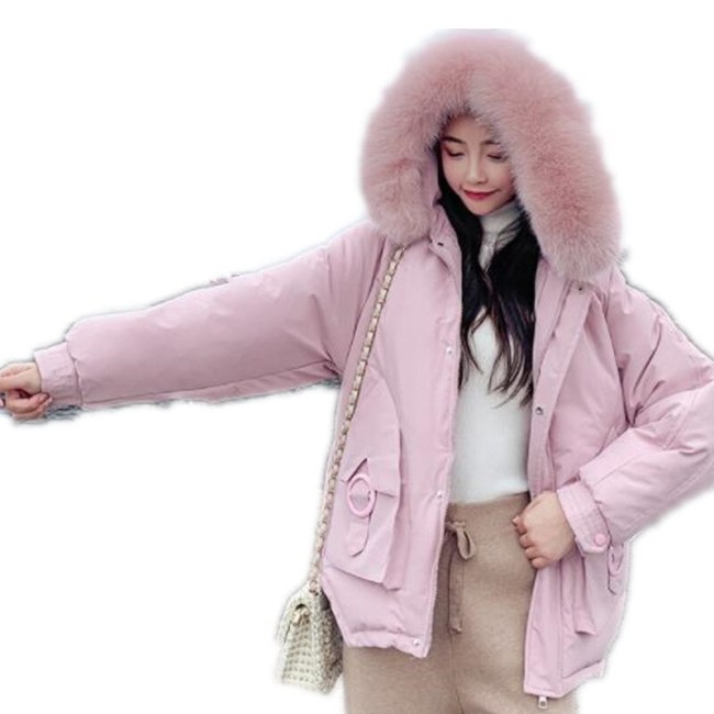 XY-813 Women Coat Winter Faux Fur Coats Parkas