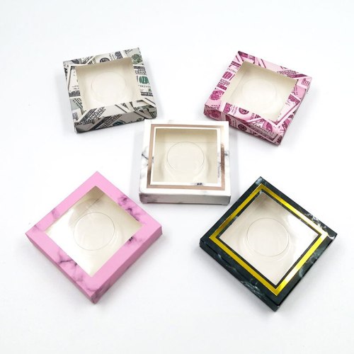 Packaging Eyelash Boxes Packaging Custom  10mm-25mm Mink Eyelashes