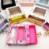 New 25mm False Eyelashes Packaging Box Fake 3D Mink Lashes Boxes