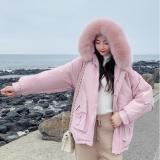 XY-813 Women Coat Winter Faux Fur Coats Parkas