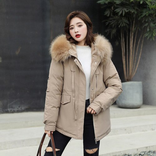 MA-911 Women  Coat Winter Faux Fur Coats Parkas
