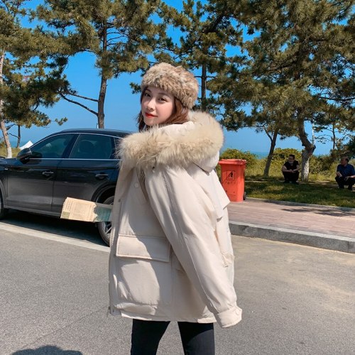 JZ-906 Women Coat Winter Faux Fur Coats Parkas