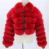 New Winter Faux Fur Jacket Fashion Short Coat Coats