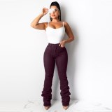 LD8069 Fashion Stacked Pant Pants