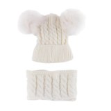 Kids Baby Boy Girl Pom Pom Hat Winter Warm Hats