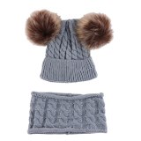 Kids Baby Boy Girl Pom Pom Hat Winter Warm Hats