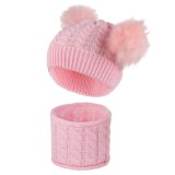 Kids Baby Boy Girl Pom Pom Hat Winter Warm Hats