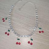 TYjl New Fashion Simple Rhinestone Cherry Anklet Foot Anklets