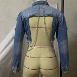 929 Fashion Jeans Coat Coats