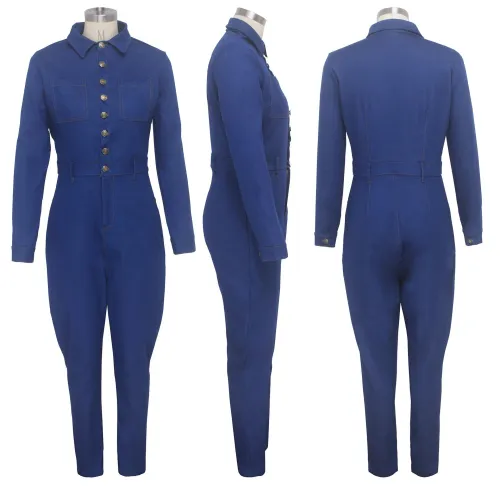 SMR9531 Fashion Jeans Bodysuit Bodysuits