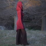 JK0237 Women Hooded Print Mini Dress Dresses