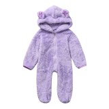 E7P756 Newborn Baby Boy Winter Jumpsuit Romper Warm Coat Coats Bodysuits