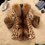 New Fur Coat Mid-Long Leopard Faux Fur Coat Coats