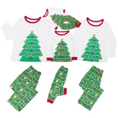 A8385 Family Christmas Pajamas Set Sets