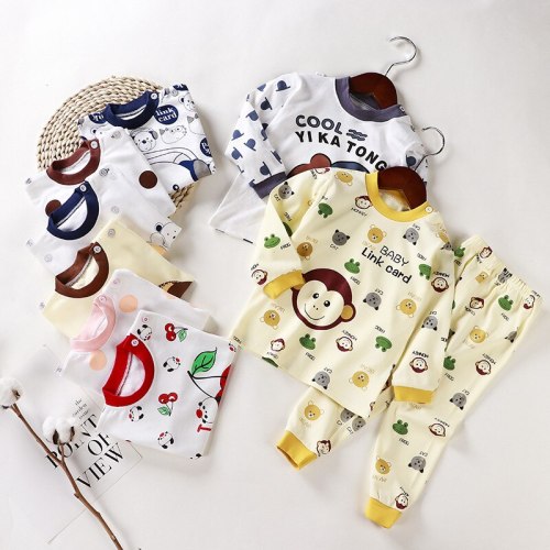 ANY32 Baby Kids Autumn Pajamas Baby Bodysuit Bodysuits