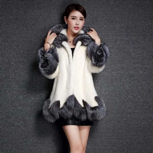 10001 Faux Fur Coat Coats