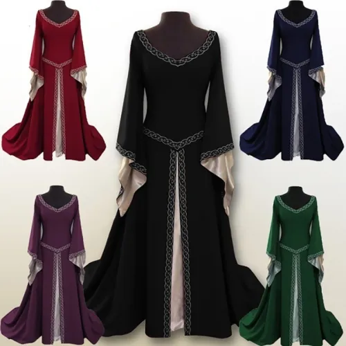 1838 Cosplay Medieval Palace Princess Dress Dresses