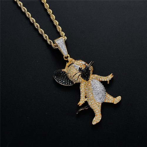 Hip Hop Jewelry Cartoon Anime Character Pendant Necklace Necklaces