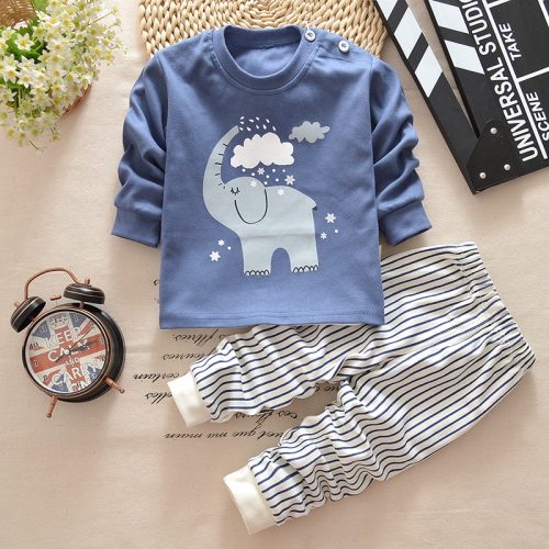 New Baby Boys Clothing Set Kids Pajamas Suit Children Bodysuits 1389214