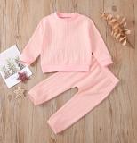 BLSH2063 Long Sleeve Round Neck Pullover + Trousers Bodysuits