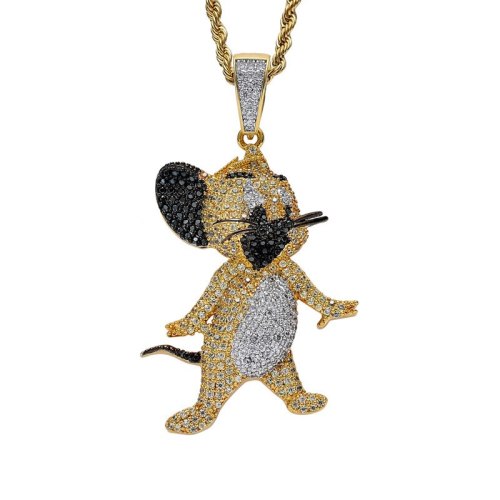 Hip Hop Jewelry Cartoon Anime Character Pendant Necklace Necklaces