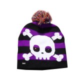 Halloween Knitting Hat Pumpkin Ghost Monster Pattern Beanie Hats 1389209