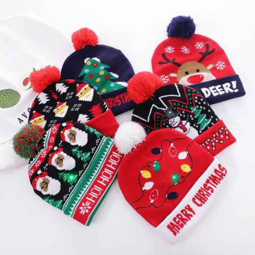 Children's Christmas Hat Baby Knitted Hats